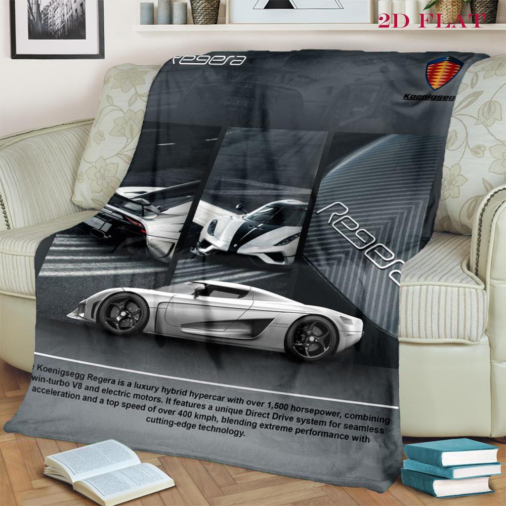 Koenigsegg Jesko: Elegance blanket sofa blanket Home Decor bedroom Machine washable Digital printing