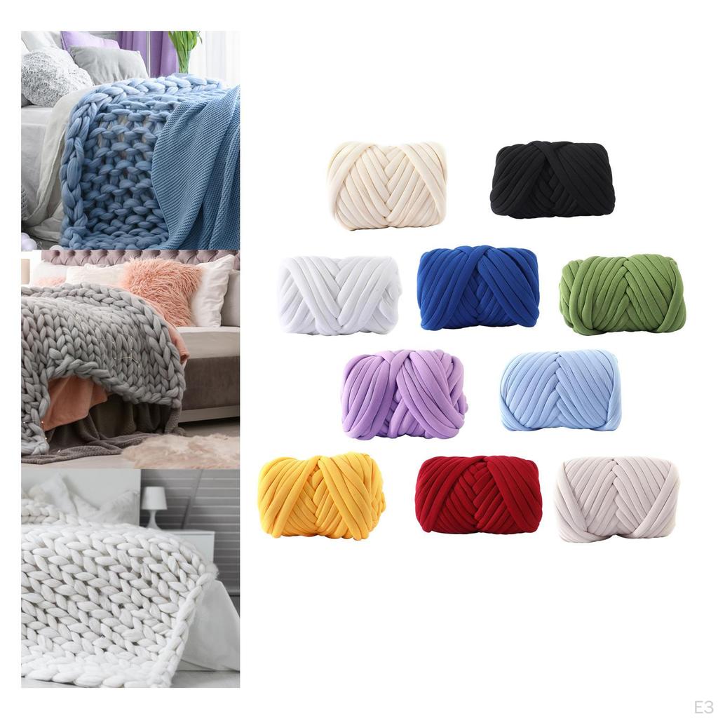 Chunky Yarn for DIY, Bulky Sweaters, Hats, Macrame Knitting