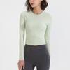 Women's Quick-Dry Yoga and Fitness Long-Sleeve Sports Tops for Autumn/Winter