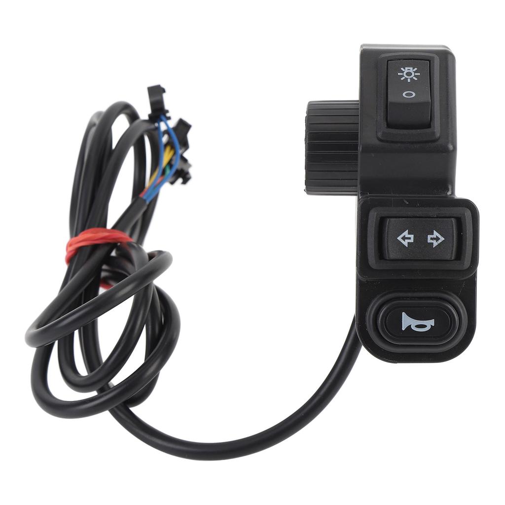 Переключатель сигнала поворота мотоцикла, фары, кабель 4,9 фута, 3 в 1, переключатель управления рулем скутера