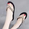 Модные летние новые женские шлепанцы с бриллиантами и стразами, толстый каблук, танкетка, пляжные шлепанцы, удобные повседневные, верх из ЭВА, подошва из ТПР