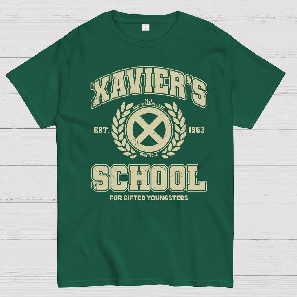 Xavier’S School For Gifted Youngsters 1407 Graymalkin Lane Unisex 100% Cotton Summer Casual Cool Loose T-Shirt