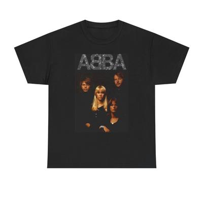 Abba Graphic Унисекс Футболка с коротким рукавом Подарок для фанатов, размер S-4XL