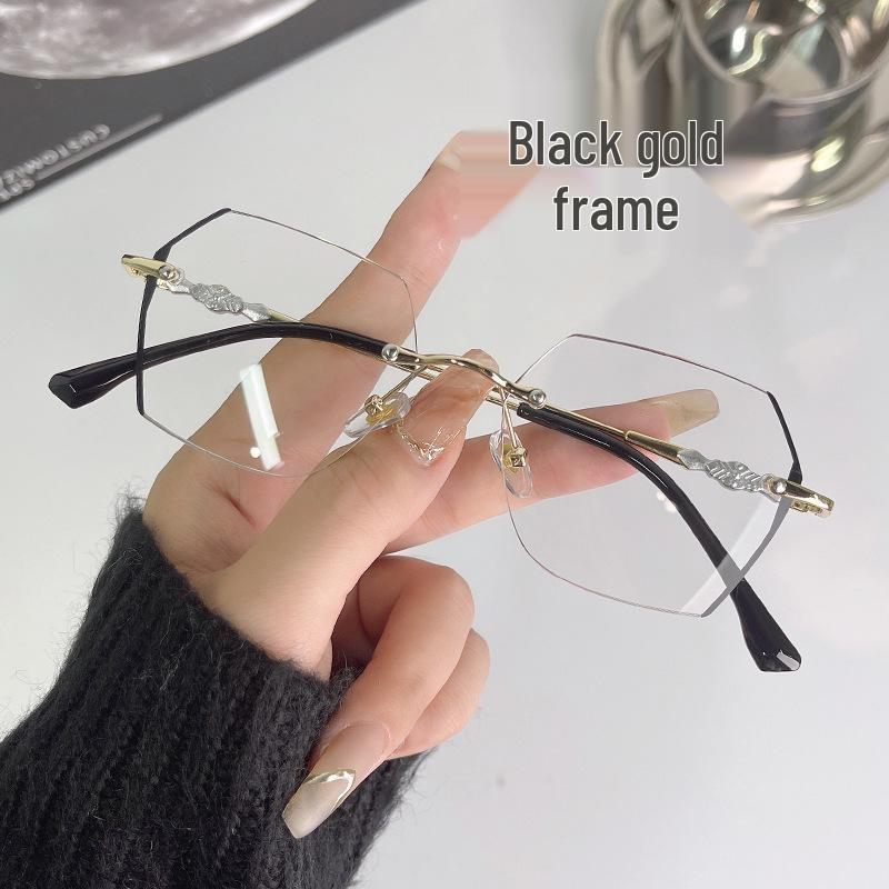 Премиальные безободковые очки для чтения с защитой от синего света: Сверхлегкие, Модные, Высокой четкости, С защитой от усталости для пресбиопии