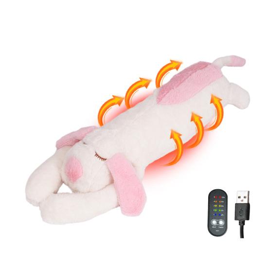 USB Animal Heating Doll Temperature Adjustable Auto Shut-off Electric Stuffed Dog Cat Toy Shoulder Back Neck Belly Pain Relief Animal Pillow