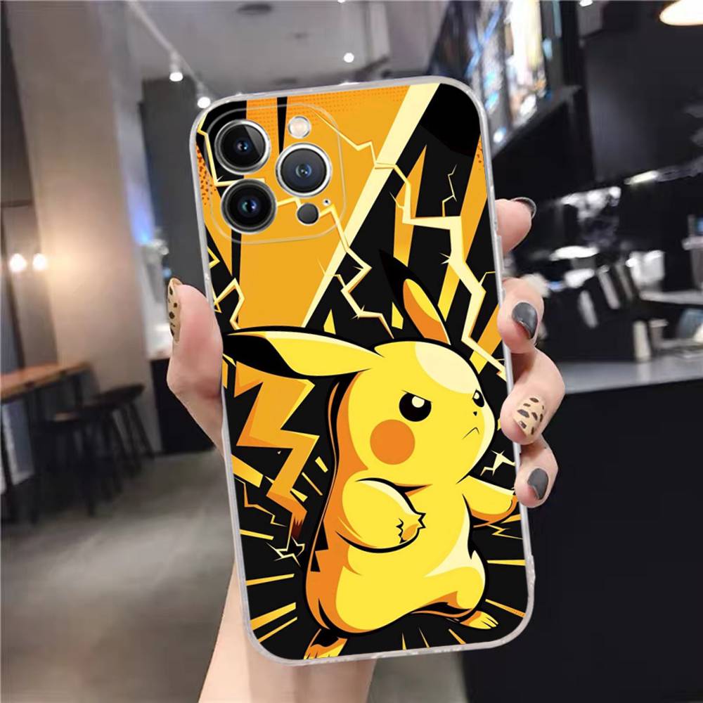 1pc Popular Cartoon Anime P-PokemonS Phone Case For IPhone 17 16 15 14 11 12 13 Mini Pro XS Max Plus Funda Shell