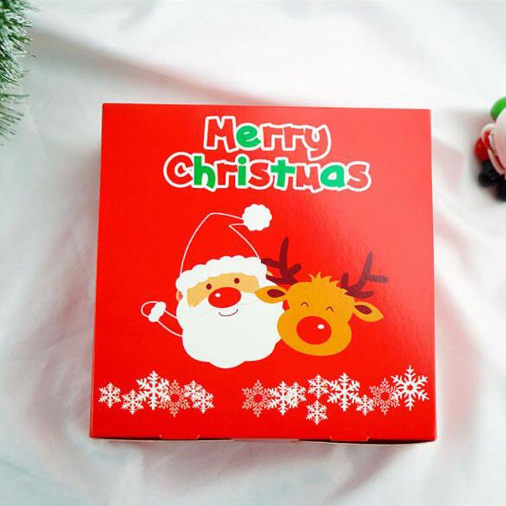 Печатные коробки для печенья, бонбоньерки, сладкое печенье, конфеты, Санта Клаус, Счастливого Рождества, Рождественские подарочные коробки