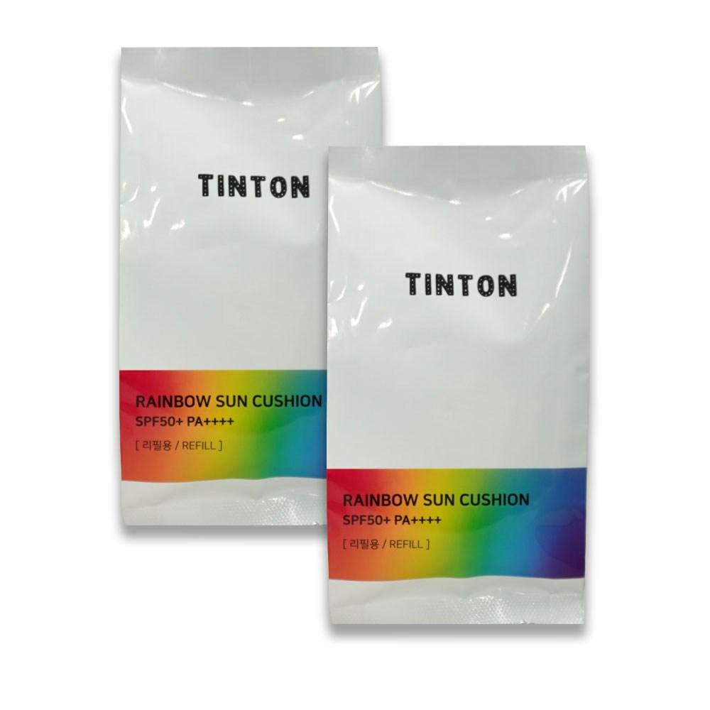 Tintone Rainbow King Cooling Sun Cushion Refill 25g 2pcs