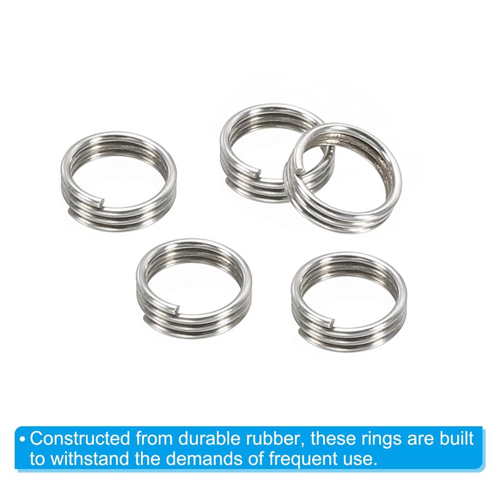 PATIKIL Dart Shaft Ring 50 Pieces Stainless Steel Dart for Strengthening Grip O-Ring