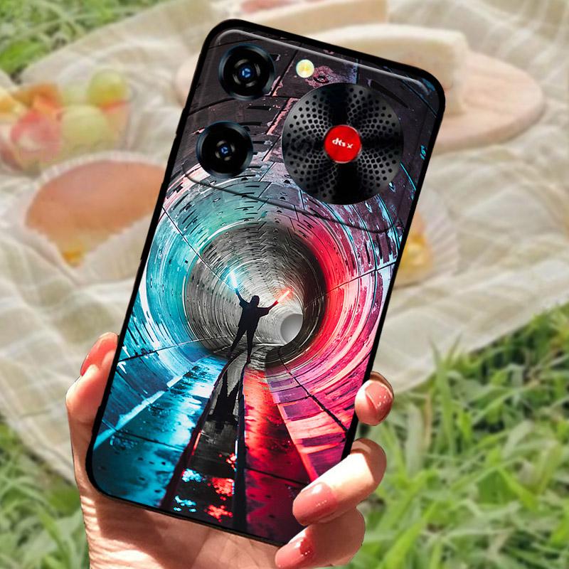 For ZTE Nubia Music Case Shockproof TPU Silicon Black Bumper Cover For ZTE Nubia Music Phone Cases Cute Back Cover Fundas Capa