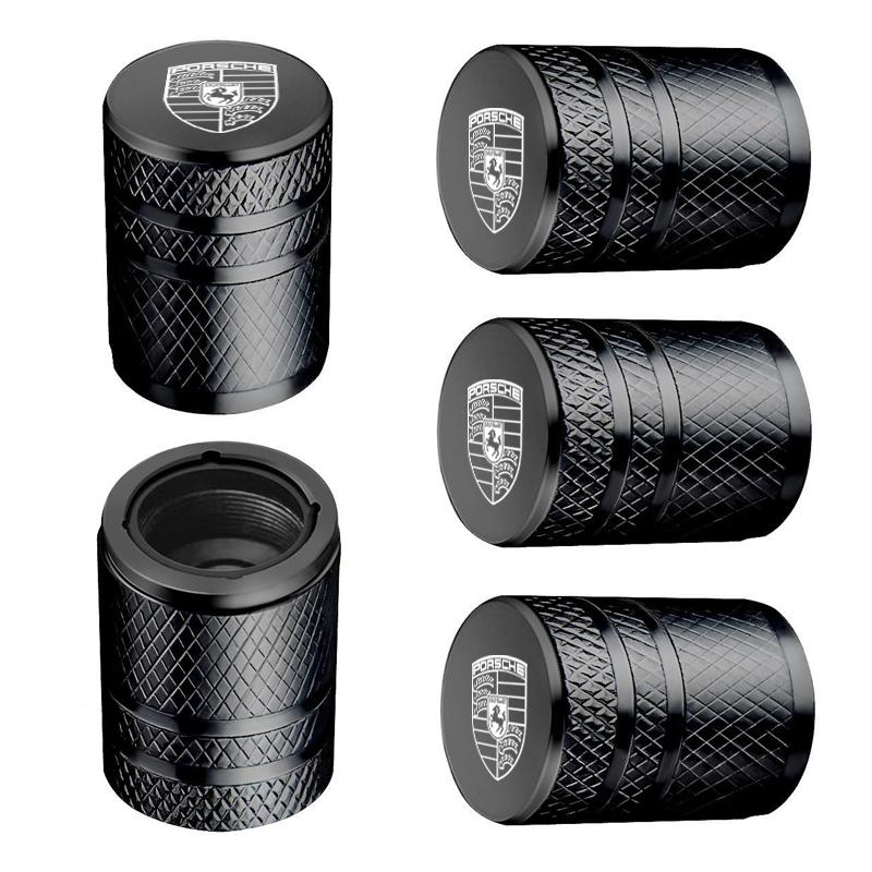 5 шт. Металлическая пылезащитная крышка колпачка клапана шины колеса автомобиля для Porsche Panamera Cayenne Taycan 911 718 Macan Carrera-GT Аксессуар