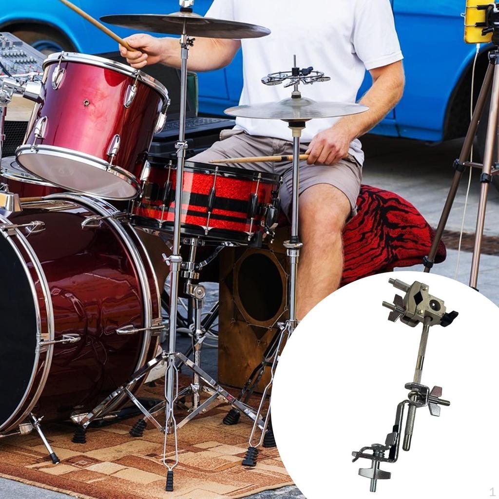 Multi Clamp Cymbal Holder Professional Accessory for Drum Zinc Alloy Heavy Duty Percussion Mount