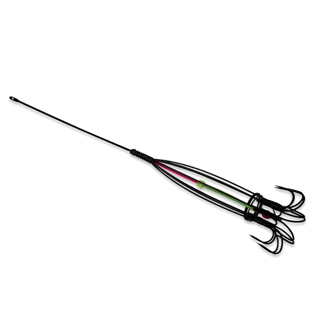 Кальмаровые джиги Морская рыбалка Крючок для осьминога Крючок-зонтик для кальмара Рыболовная приманка Ловушка Кормушка Клетка Острый рыболовный крючок Инструмент для ловли