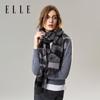 ELLE Women's 100% Pure Wool Double-Sided Scarf