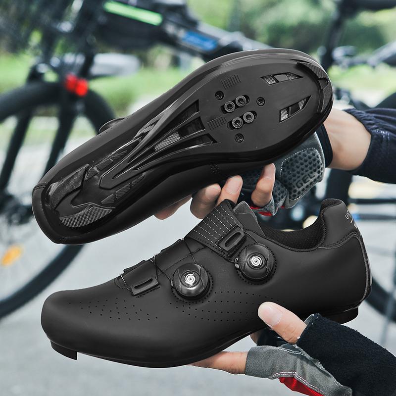 New Road Unisex Cycling MTB Cleats Men Professional Self-Locking Flats Sneakers Racing Boots SPD Comfortable Women Bicycle Shoes
