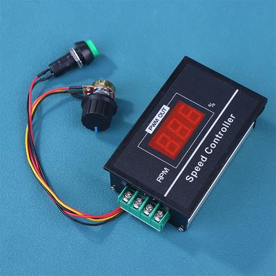 DC 6-60V 6V 12V 24V 48V 30A Цифровой дисплей ШИМ Регулятор скорости двигателя постоянного тока Контроллер скорости двигателя С выключателем Старт/Стоп