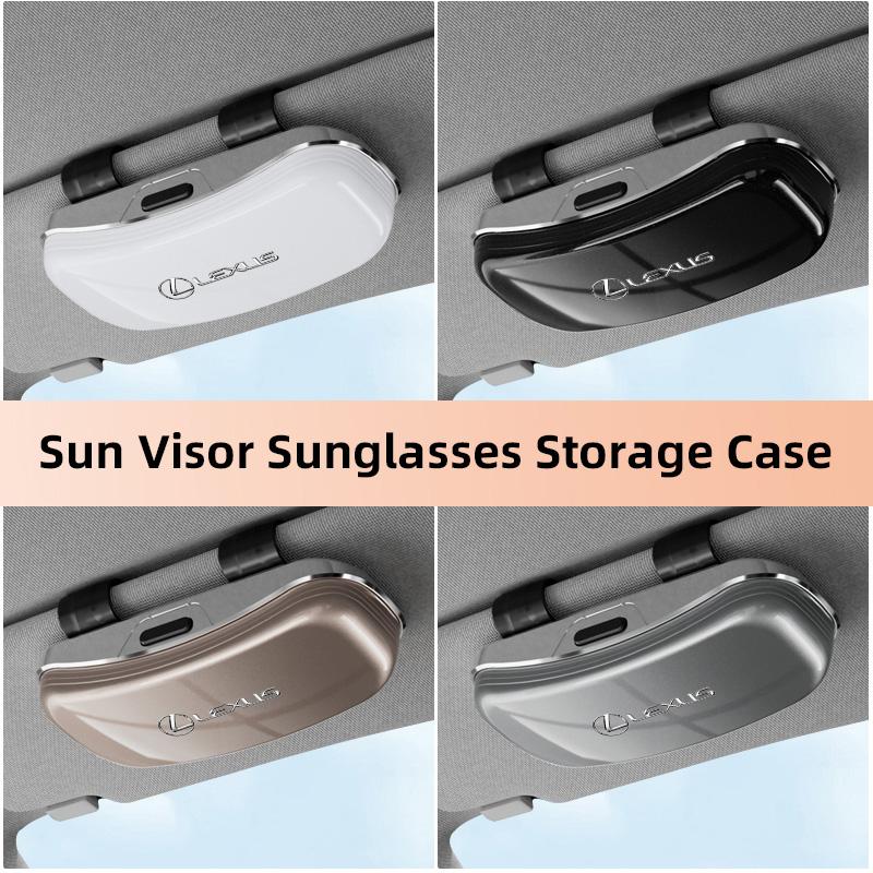 csrjuk1 Car Glasses Case Protective Sunglasses Storage Box For Lexus F-SPORT ES RX NX LS UX LM LX GX LC RZ IS CT GS RC HS SC TX LBX