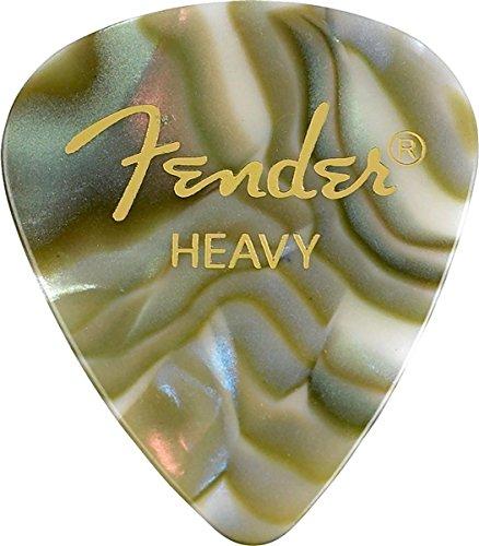 Guitar Picks Fender Teardrop Heavy, 8-Color Assortment (8-Pack)