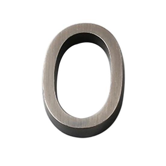 Пластина с цифровым покрытием, твердый АБС-пластик, гальваника, номер дверной таблички