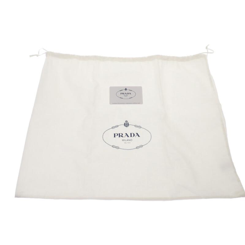 Prada 1BG439 2WAY Bag Black Canvas Women