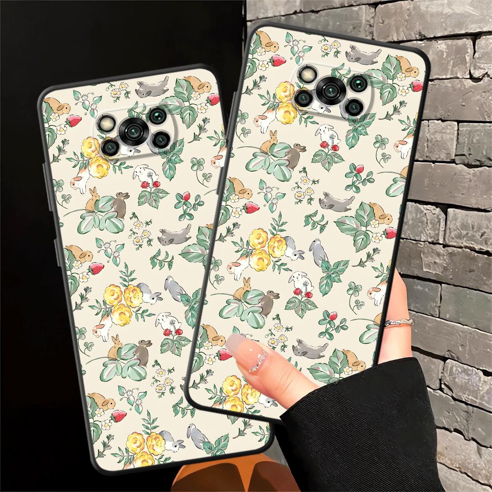 Мультяшный Цветочный Животный Чехол для Xiaomi Poco F8 C61 F3 M3 M4 M7 Pro F1 C71 C50 C75 X3 X4 X5 X7 Pro M5 Funda Чехол для Телефона