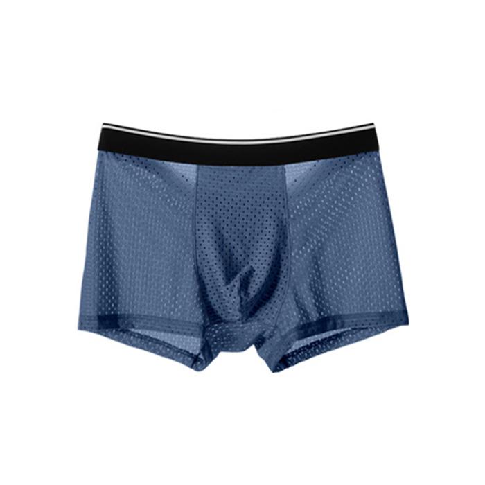 Летние трусики из бамбукового волокна Ice Silk Mesh Sheer, удобные дышащие шорты