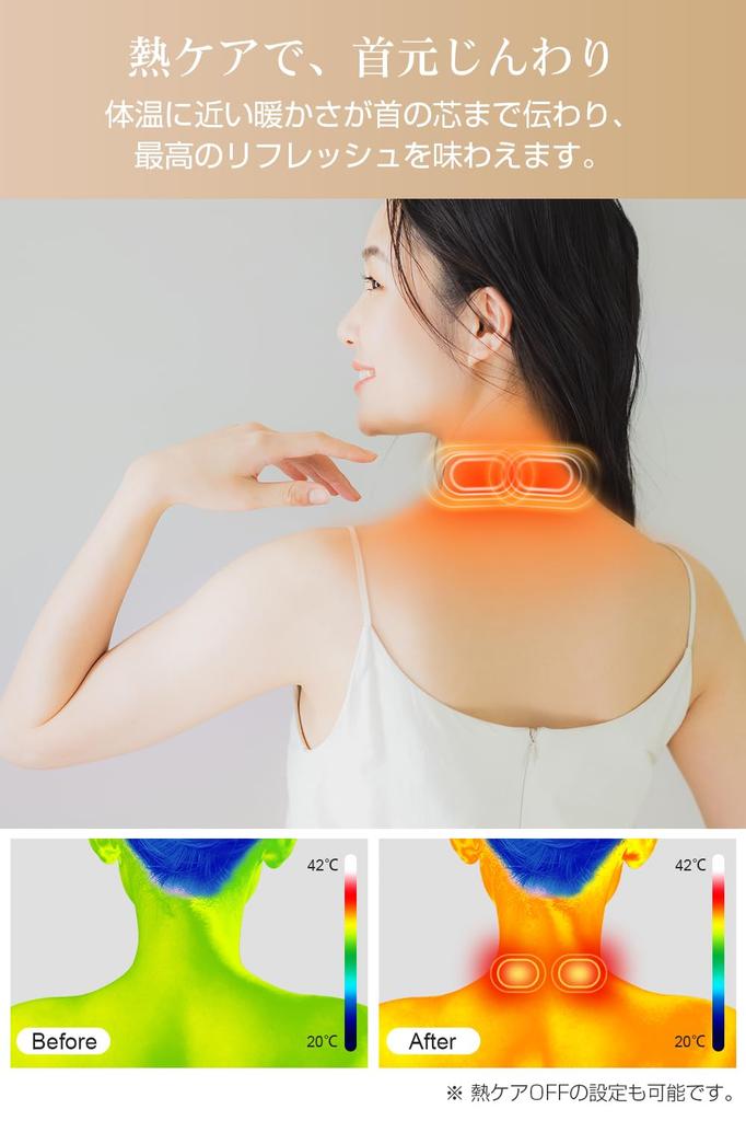 Neck Care and Relaxation Device with Dual EMS TENS Heating and Vibration Functions for Neck Care and 10 16 Intensity LCD Easy Perfect for Anniversary