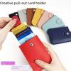 Ultra-Thin Retractable Foldable ID Card Holder