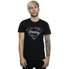 Superman Mens Marble Cotton Logo T-Shirt