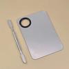 Stainless Steel Makeup Palette Spatula Professional Cosmetic Mixing Tool for Foundations Lipstick Nail Art Cosmetic Texture Mixer