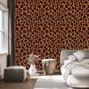 Red Velvet Leather Wallpaper Burgundy, Rust, and Orange 50x1000