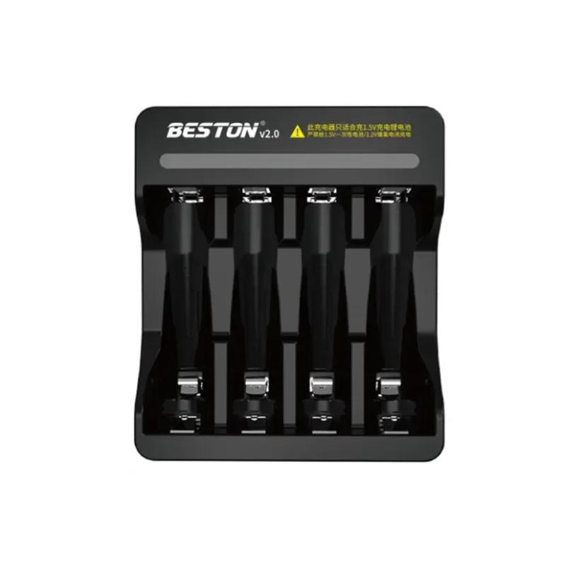 For 1.5v AA AAA Lithium Ion Rechargeable Battery 1.5v Battery Charger with LED Indicator Light Smart Charger 4/8 Slots