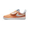 Nike Pico 5 Нескользящая Амортизация Устойчивая к истиранию Низкие Повседневные Кроссовки Бело-Оранжевые Дети Возраст 3 7 Лет DQ8372-800