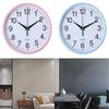 8 Inch Large Vintage Round Modern Decoration Home Bedroom Retro Time Kitchen Nordic Wall Clock Non-Ticking Quartz Clock