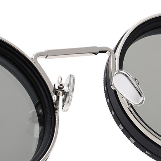 Регулируемые по тону поляризационные солнцезащитные очки 1-9 передача круглые очки с линзами с ND-фильтром для мужчин защита от УФ-лучей очки для пляжа путешествий