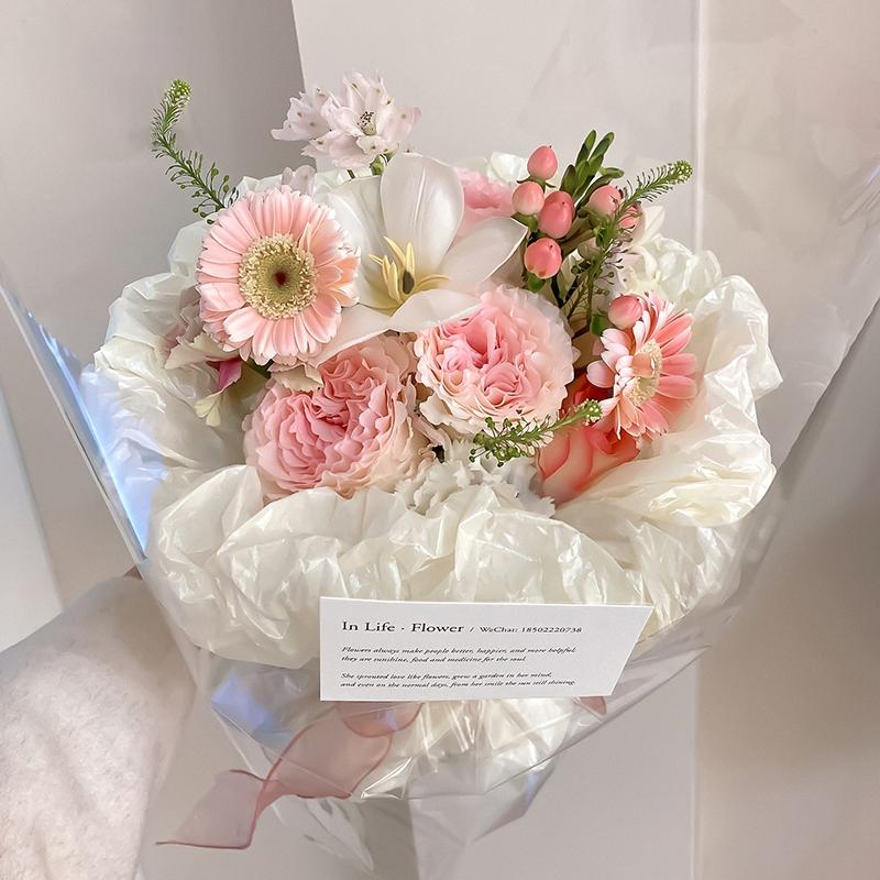 10 Pcs Flower Wrapping Paper Korean Style DIY Handmade Bouquet Crafts Gifts Packaging Wedding Party Supplies Wrapping Material