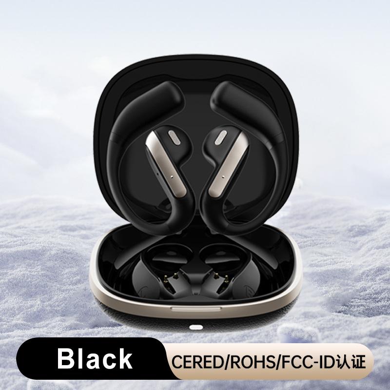 Smart AI Translation Headset Stereo Sound Semi-in-ear Air Conduction True Wireless Sports Long-lasting Bluetooth Headset