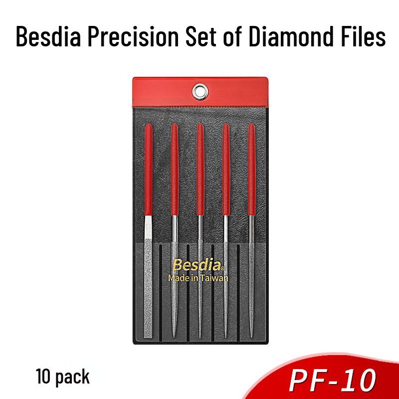 Алмазный надфиль Besdia PF-10L/PF-10/PFL-10, Качество первого класса, Тайвань