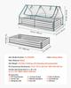 Raised Garden Bed with Cover, 1800 x 900 x 300 mm, Rectangular Galvanized Metal Planter Box Outdoor, with PE Greenhouse Cover & Gloves, Rustproof