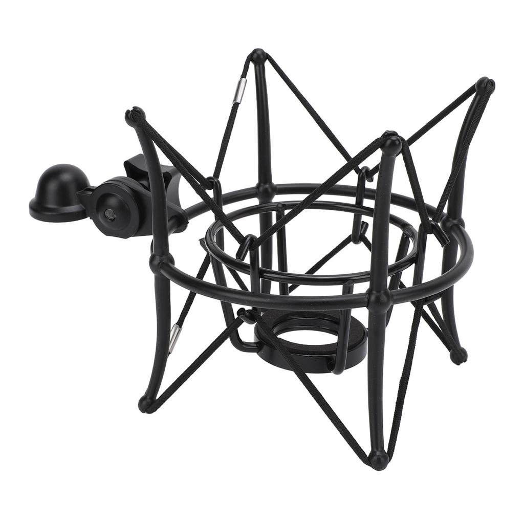 Microphone Shock Mount Zinc Alloy Anti Vibration Studio Mic Shockmount Stand Secure Support for Recording Station Studio