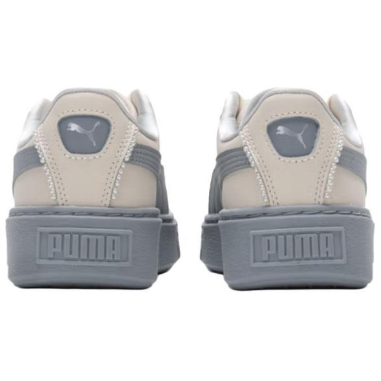 Puma Платформа Корзина Жемчужно-Белый Синий Женские 398910-04