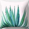 New Creative Home Green Plant Succulent Pillowcase Flower Leaves Car Pillow Cushion