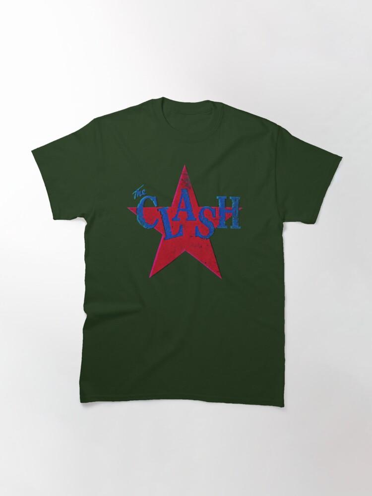 The Clash the clash distressed offset star graphic Classic T-Shirt