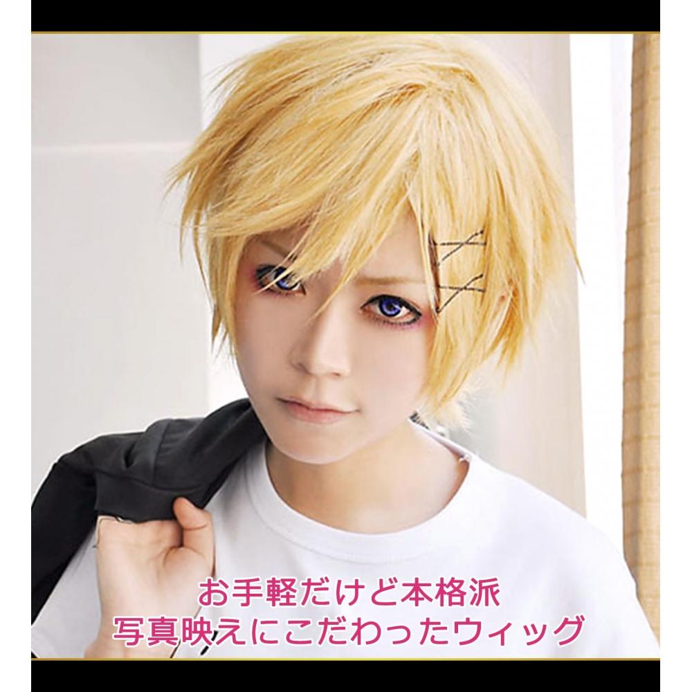 CaseEden Uta noPrince-sama Kurusu Sho Black Butler Finian Inu x Boku SS Watanuki Manri Kuroko's Basketball Ryota Kise Косплей Парик Короткий 35 см Heat Resi