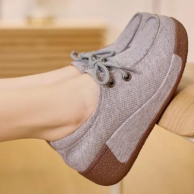 Женские кроссовки на платформе, повседневные, для прогулок на открытом воздухе, дизайн, вулканизированная обувь, модная женская обувь Zapatillas Mujer 2024