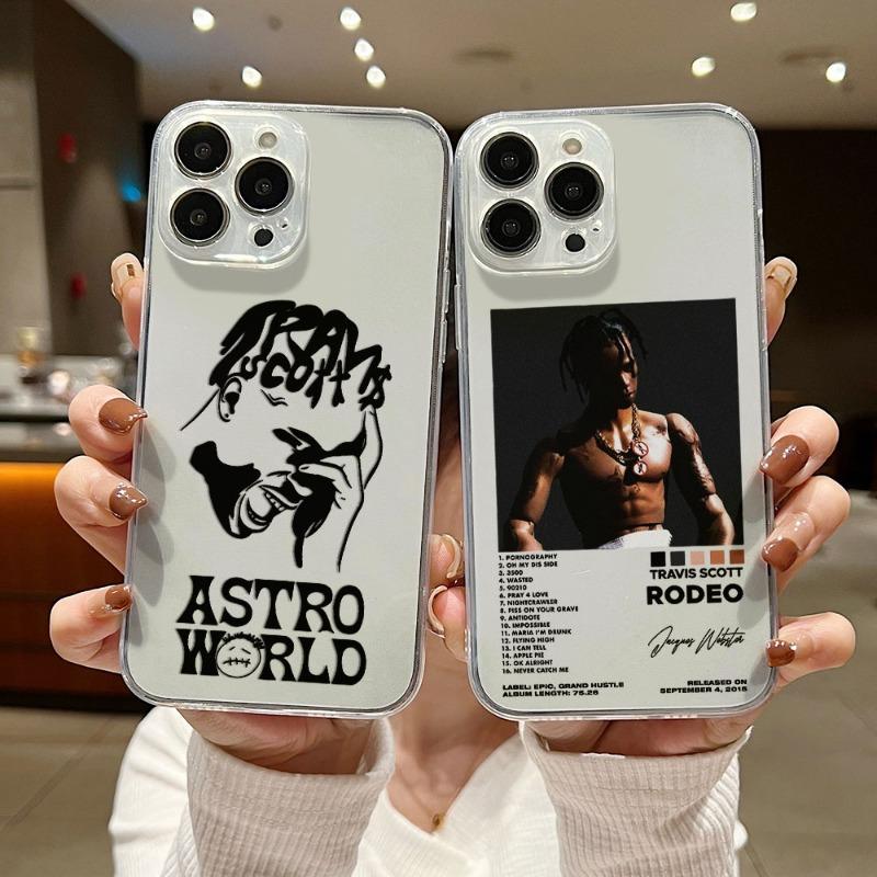 Чехол для телефона Travis Scott Cactus Jack для iPhone 17 16 15 14 13 12 11 Pro Max Mini SE 7 8 Plus Air Ударопрочный Мягкий Чехол Fundas