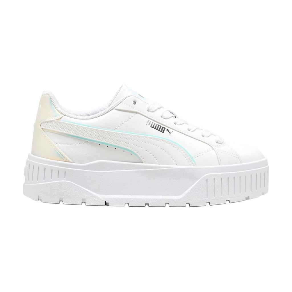 Puma Karmen II Holo 2.0 Удобные Мягкие Прочные Низкие Детские Кеды для Скейтбординга Детские кеды Белый 401568-01