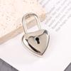 Heart Shape Padlock Mini Luggage Hardware Locks W/Key For Suitcase Jewelry Box