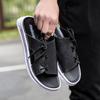 Japanese Street Straps Trendy Slippers Men's Fashion Simple Casual Wear Soft and Comfortable Wear-resistant Non-slip Beach Sandals