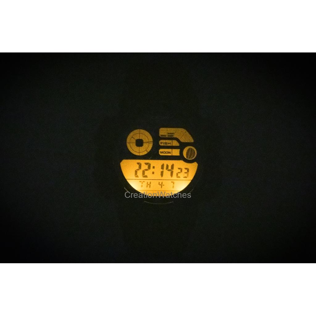 Casio Молодежные цифровые часы с полимерным ремешком, кварцевые, WS-1500H-2AV, 100 м, мужские